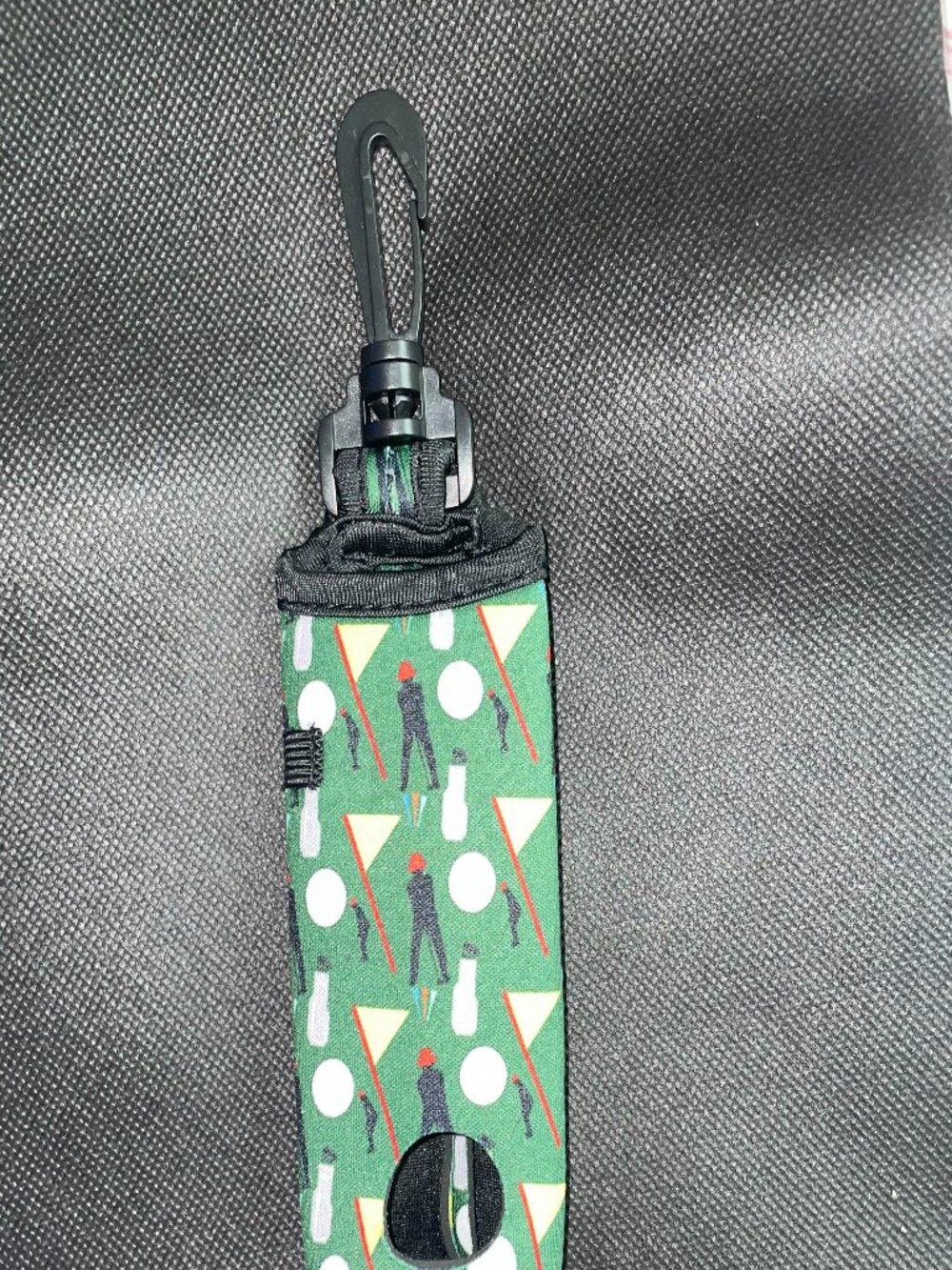 tee & golf ball holder (holds 3 tees and 3 golf balls)